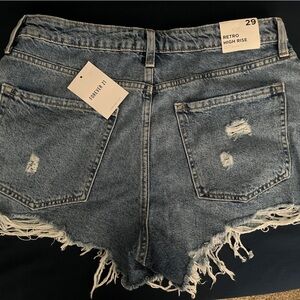 Forever 21 Blue Jean Shorts